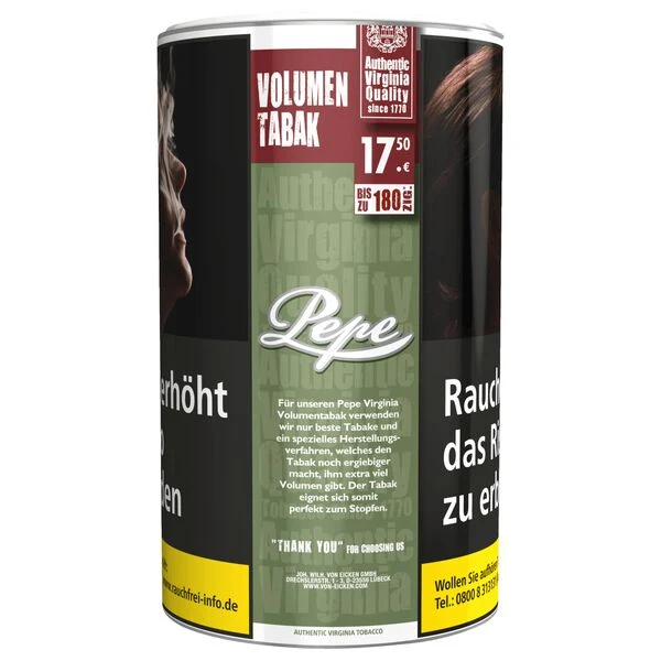 Pepe Rich Green XXL Volumentabak, 80 g