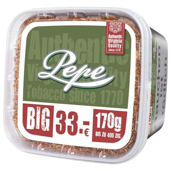 Pepe Rich Green 3XL Volumentabak, 170 g