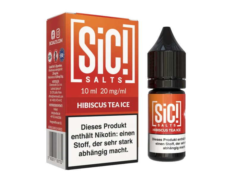 SiC! Salts - Nikotinsalz Liquid - Hibiscus Tea Ice