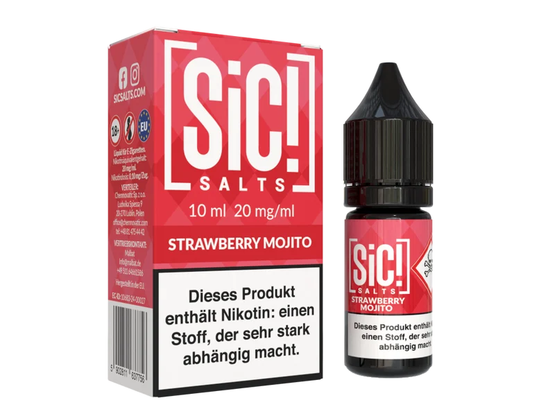 SiC! Salts - Nikotinsalz Liquid - Strawberry Mojito