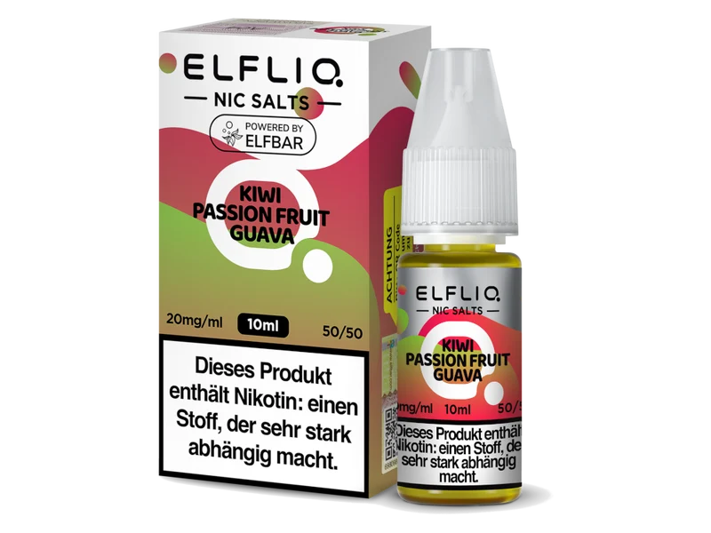 ELFLIQ Kiwi Passion Fruit Guava Nikotinsalz Liquid - 10ml Elfbar