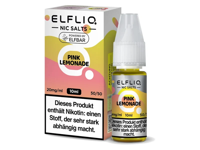 ELFLIQ Pink Lemonade Nikotinsalz Liquid – Beeren & Ice (10mg/ml) 10ml