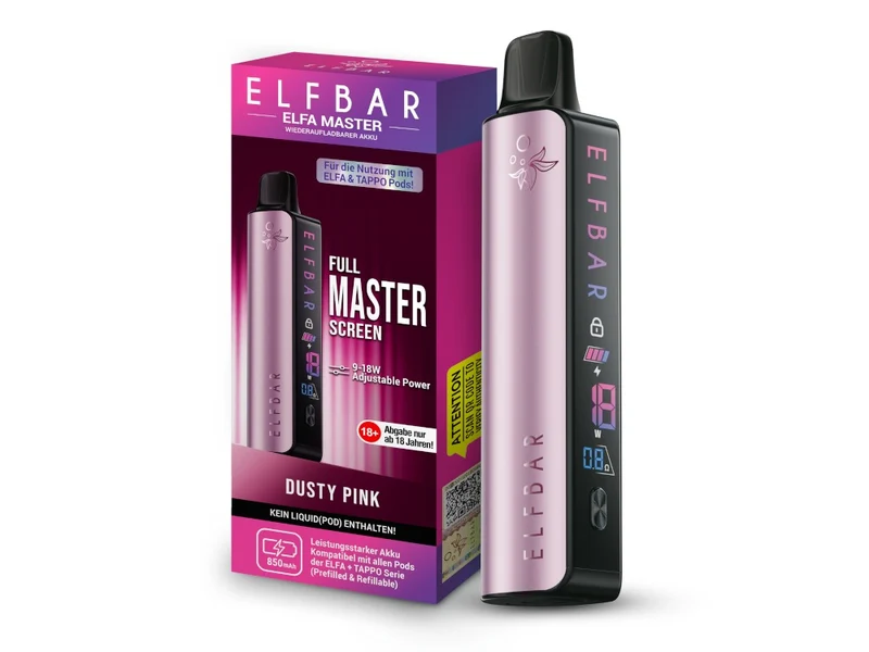 Elfbar Elfa Master Akku - 850 mAh Pod-Akkuträger mit Display | 9-18W