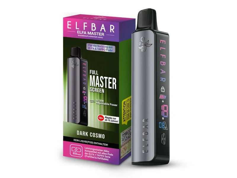 Elfbar Elfa Master Akku - 850 mAh Pod-Akkuträger mit Display | 9-18W