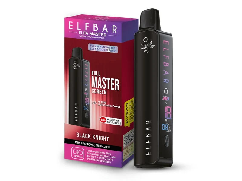 Elfbar Elfa Master Akku - 850 mAh Pod-Akkuträger mit Display | 9-18W