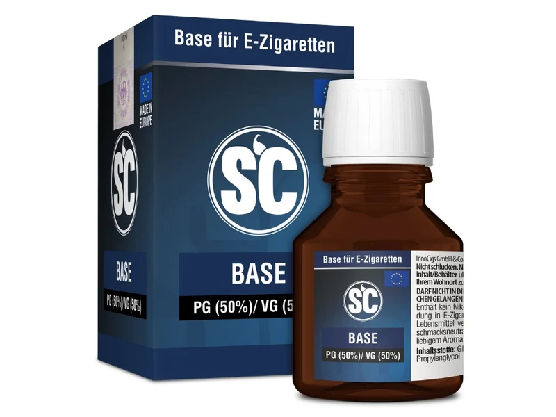 SC Basis Liquid 50ml – Geschmacksneutrale Base 50/50 & 70/30 VG/PG