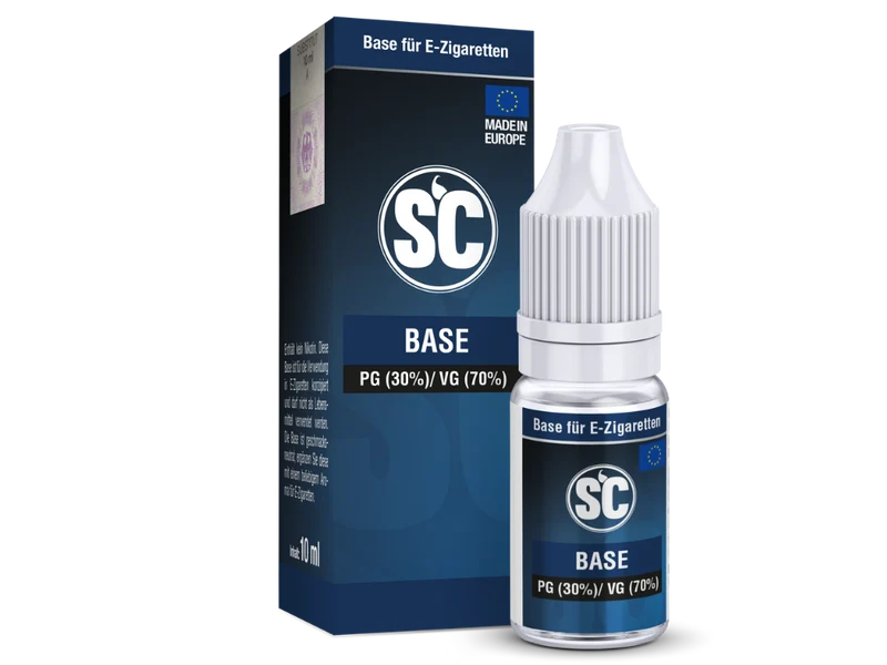 SC Basis Liquid 10 ml – Geschmacksneutrale Base 50/50 & 70/30 VG/PG