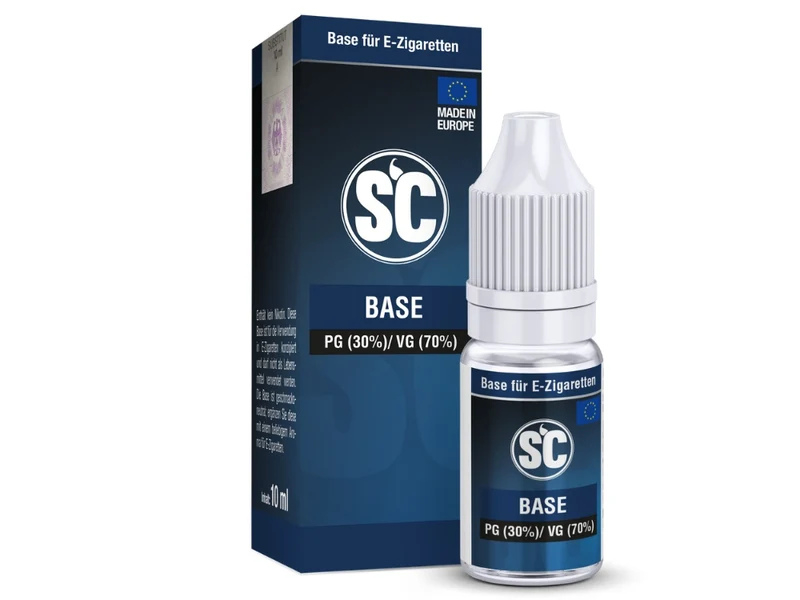 SC Basis Liquid 10 ml – Geschmacksneutrale Base 50/50 & 70/30 VG/PG