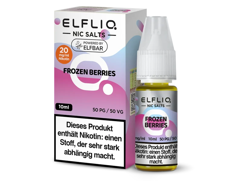 ELFLIQ Frozen Berries Nikotinsalz Liquid – 10ml E-Liquid mit Cooling