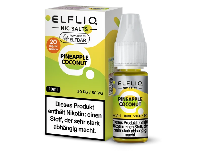 ELFLIQ Pineapple Coconut Nikotinsalz Liquid – Elfbar E-Liquid 10ml