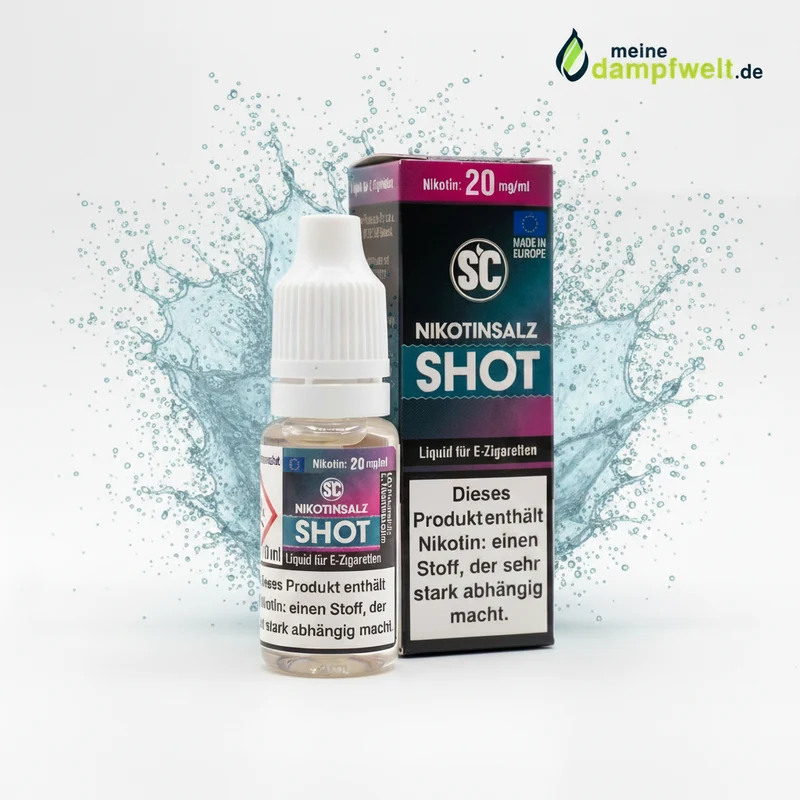 SC Nikotinsalz Shot 20 mg/ml – 10 ml Liquid Base 50/50 PG/VG