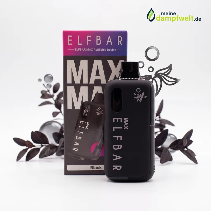 Elfbar Max E-Zigaretten Set – 650 mAh Akku, OLED-Display & Refill-System