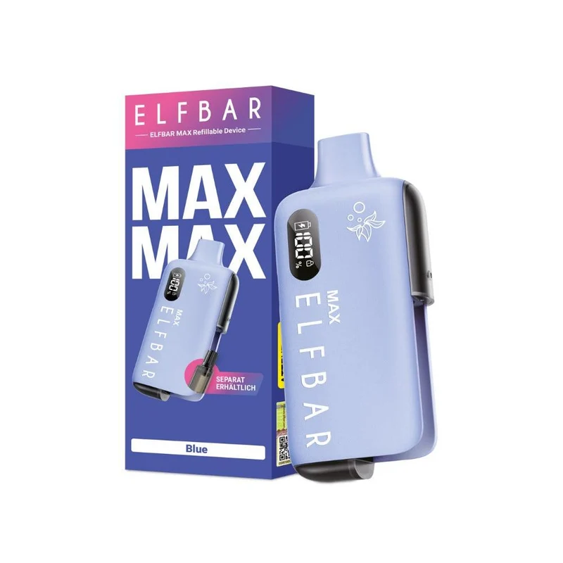 Elfbar Max E-Zigaretten Set – 650 mAh Akku, OLED-Display & Refill-System