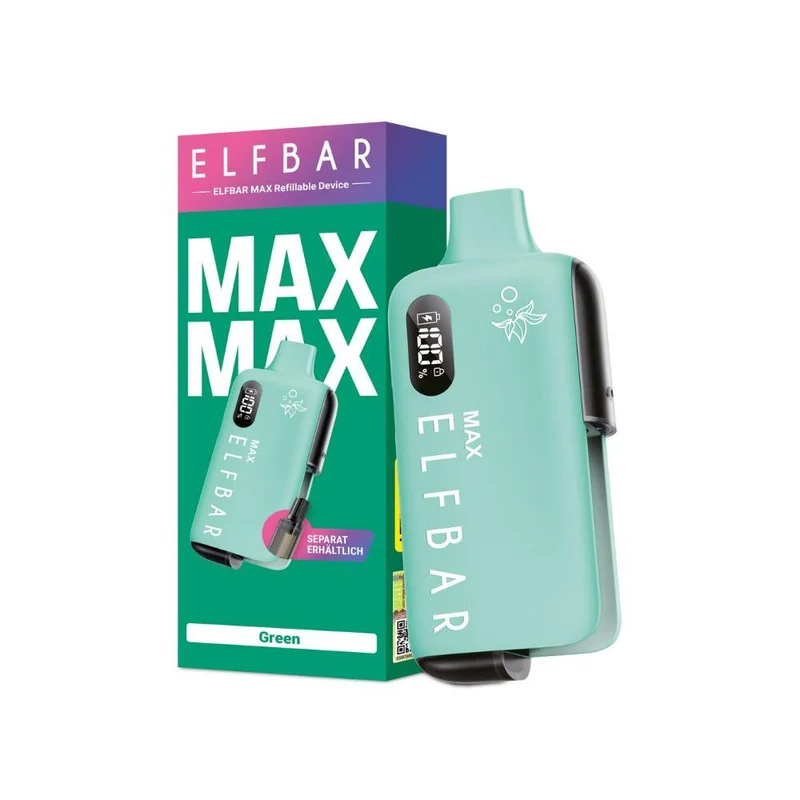 Elfbar Max E-Zigaretten Set – 650 mAh Akku, OLED-Display & Refill-System