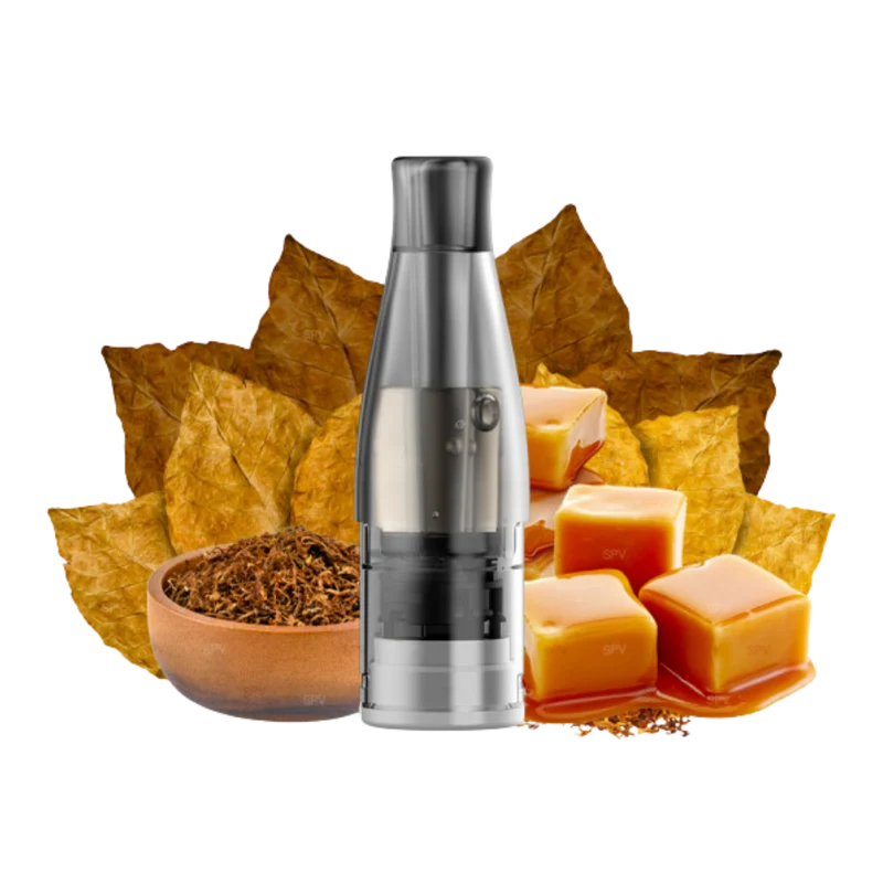 Kiwi Vapor - Kiwi GO PLUS Pod - Caramel Tobacco 2er-Pack 20mg 2ml