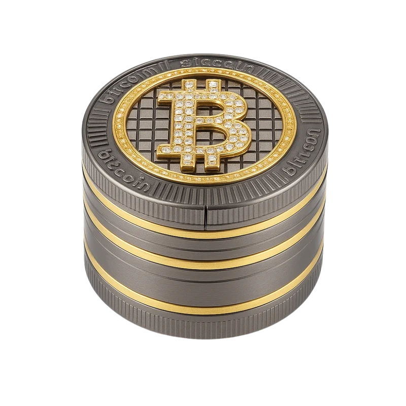 Champ High - Grinder Bling Bling Bitcoin - 50mm - 4 Layers