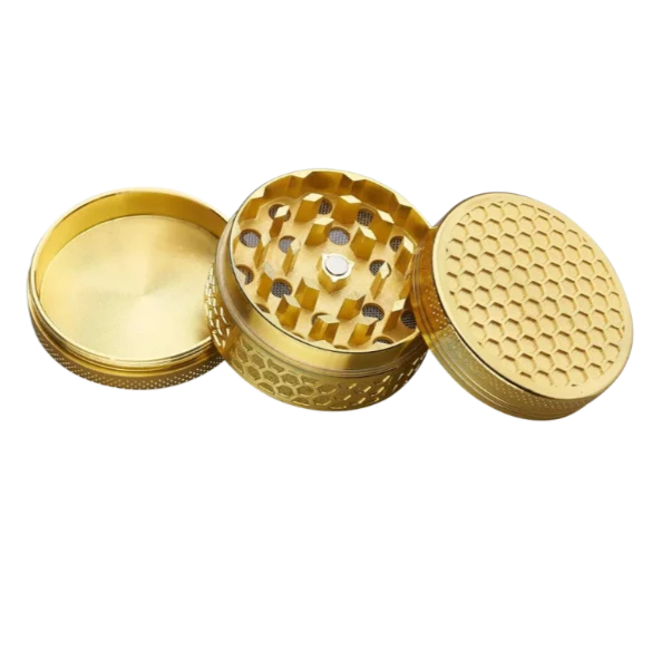 Champ High - Grinder Golden Honeycomb - 50mm - 3 Layers