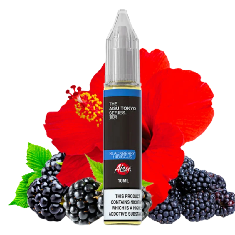 Aisu - Tokyo Series - Nikotinsalz - Blackberry Hibiscus (Brombeere & Hibiskus) 10ml