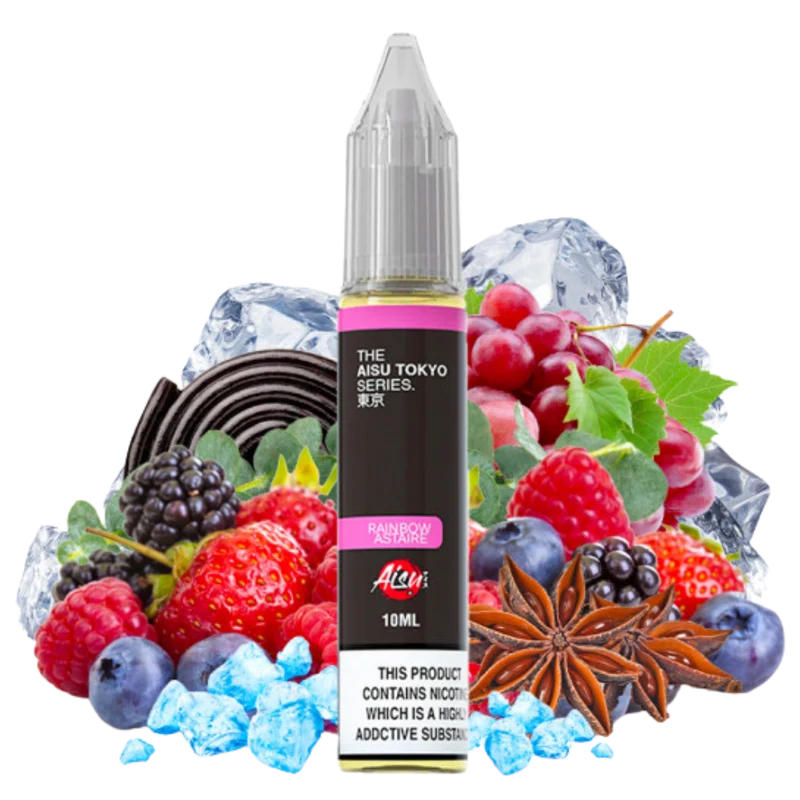 Aisu - Tokyo Series - Nikotinsalz - Rainbow Astaire (Rote Früchte, Lakritz, Anis & Frische) 10ml