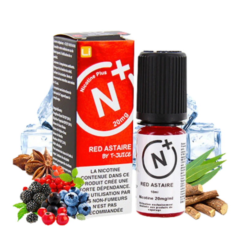 T-Juice Red Astaire (Rote Früchte, Anis, Eukalyptus & Menthol) Nikotinsalz 10ml