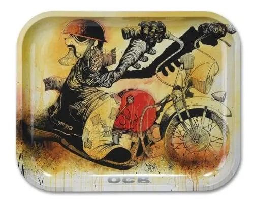 OCB Rolling Tray - Motorcycle Artist Series (Small, Medium or Large) (1 Count)