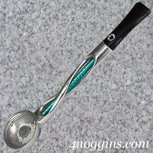 Falcon Pipes: Stems: SHILLELAGH GREEN CHROME STRAIGHT