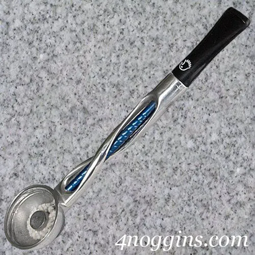 Falcon Pipes: Stems: SHILLELAGH BLUE CHROME STRAIGHT