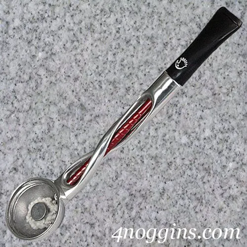Falcon Pipes: Stems: SHILLELAGH RED CHROME STRAIGHT