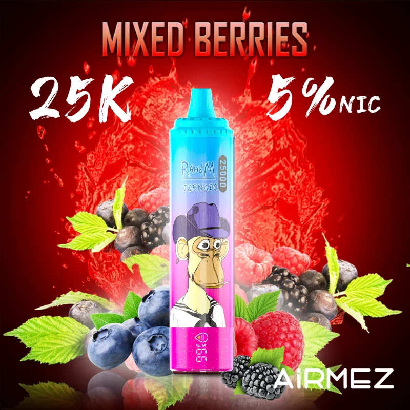 Airmez Tornado 25000 25K Puffs Einweg Kit - 💥 Nehme 4 Zahle NUR 3! + Ab einem Einkauf von 100€ 2 Mystery Gratis💥