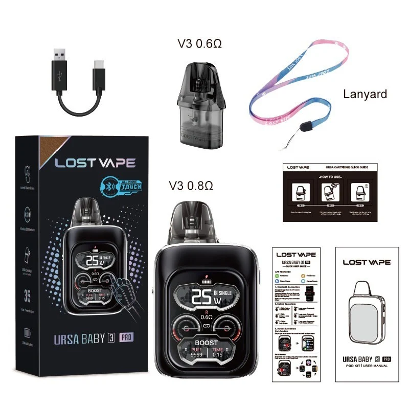 Lost Vape Ursa Baby 3 Pro Pod Kit 1300mAh