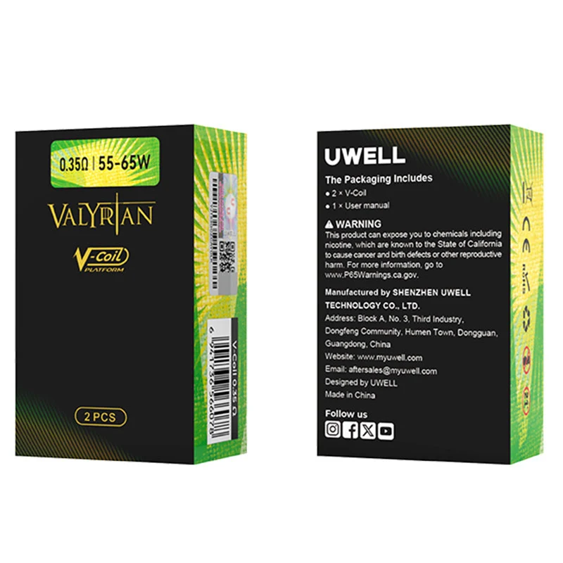 Uwell V-Coil Platform für Valyrian 2 Verdampfer / Valyrian 2 Pro Verdampfer / Valyrian 3 Verdampfer / Valyrian 4 Verdampfer (2 Stück/Packung)