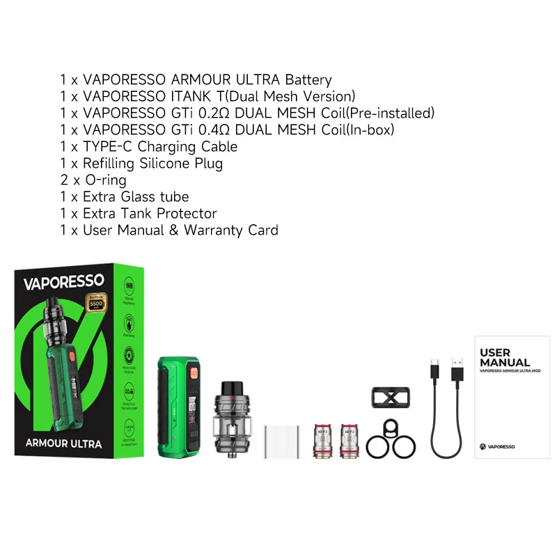 Vaporesso Armour Ultra Mod Kit 100W