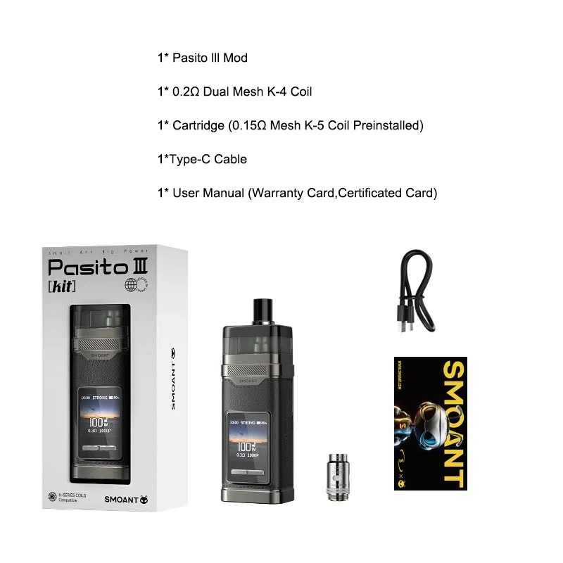 Smoant Pasito 3 Pod Kit 100W