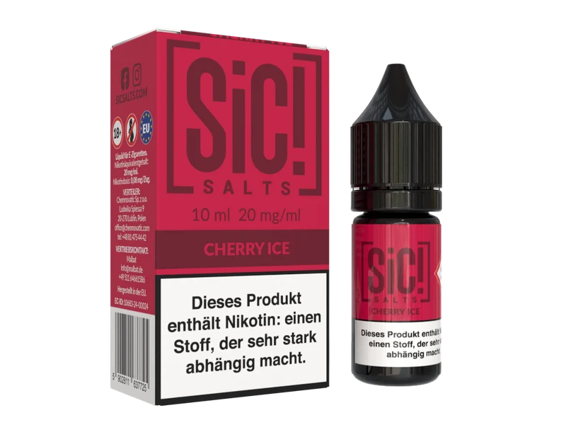 SiC! Salts - Cherry Ice - 10ml Fertigliquid (Nikotinsalz)