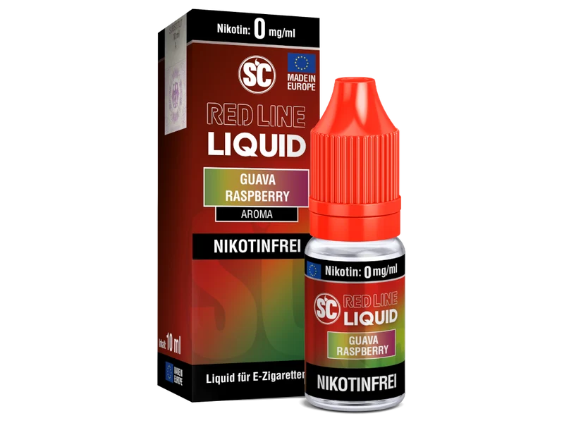 SC - Red Line - Guava Raspberry - 10ml Fertigliquid (Nikotinfrei/Nikotin)