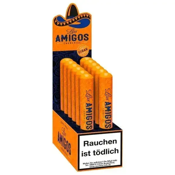 Villiger Los Amigos Zigarren, 12 Stück (Churchill im Tubo)