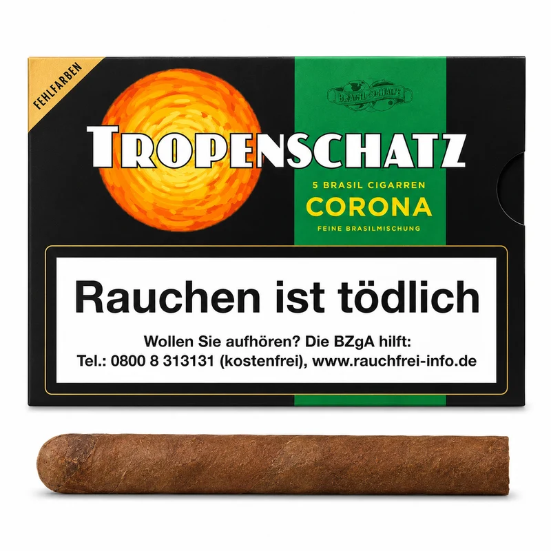 Handelsgold Tropenschatz 824F Zigarren, 10 x 5 Stück (50 Zigarren)