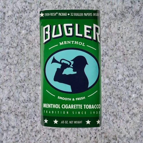 Bugler: GREEN MENTHOL POUCH .65oz