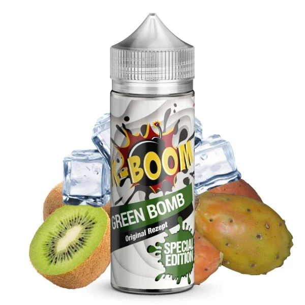 K-Boom Longfill - Green Bomb - 10ml Aroma in 120ml Flasche