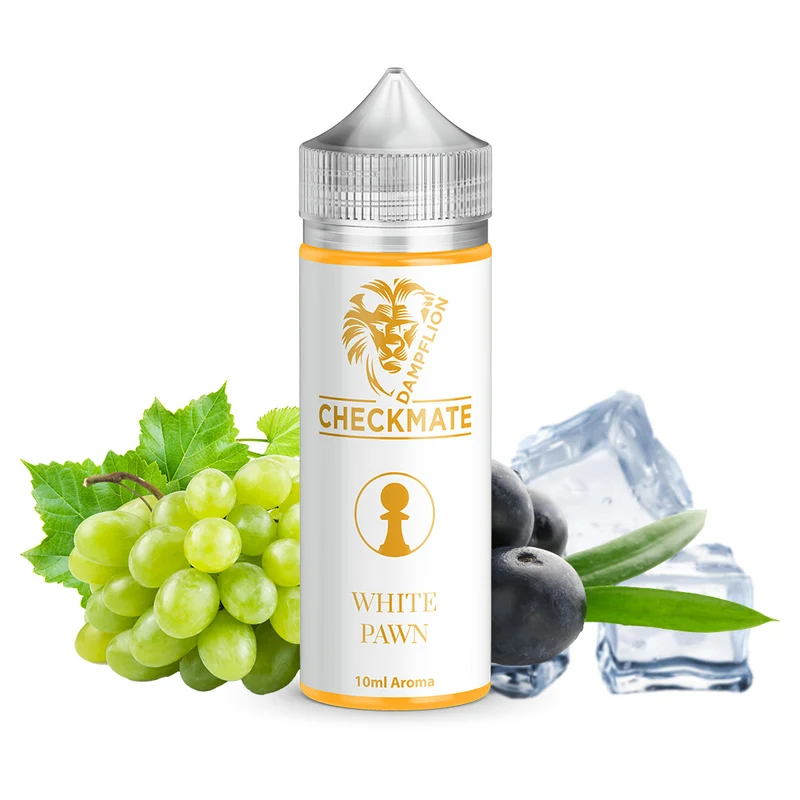 Dampflion Checkmate Longfill - White Pawn - 10ml Aroma in 120ml Flasche