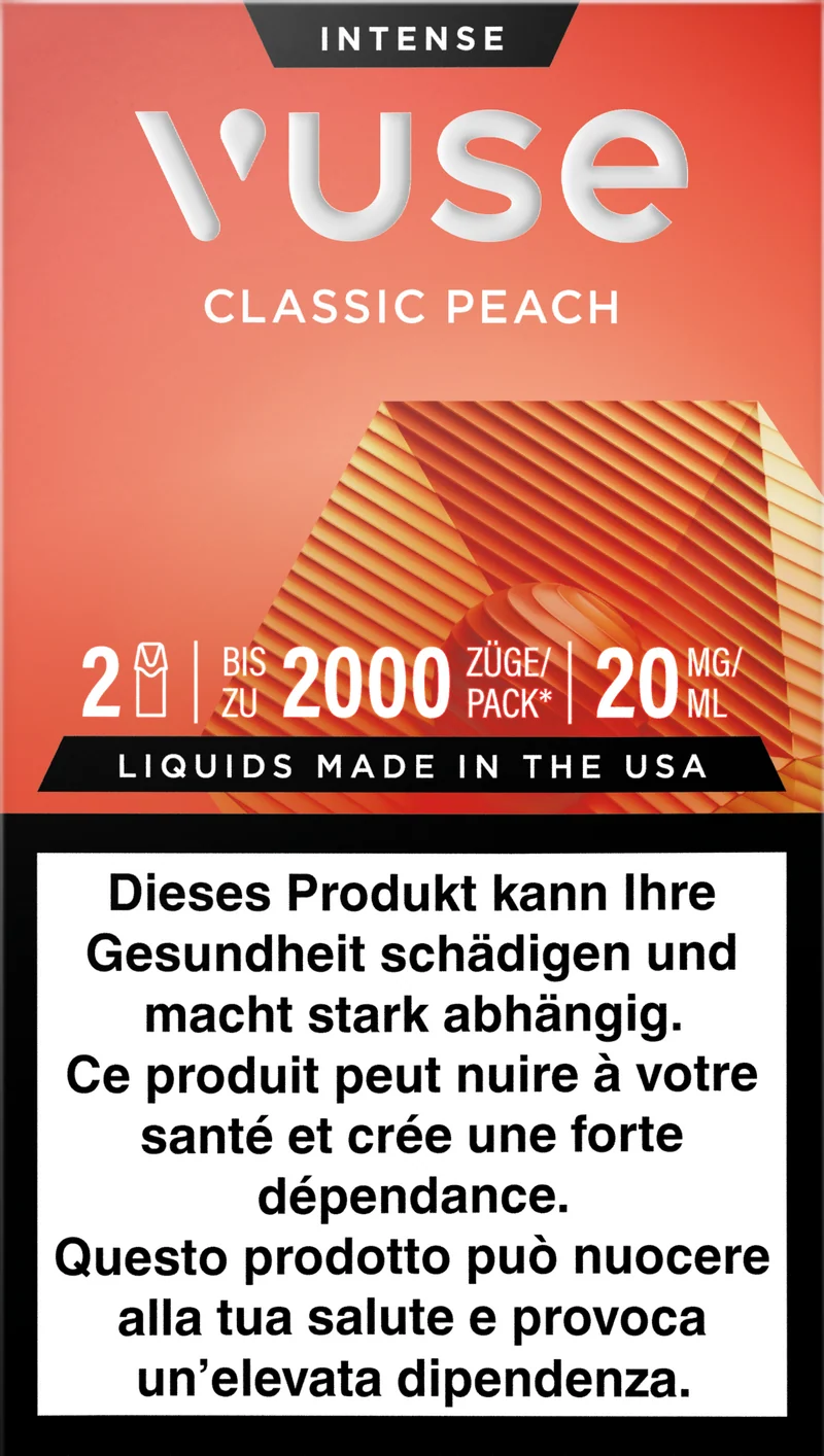 Vuse Pod Classic Peach 20mg 2pods