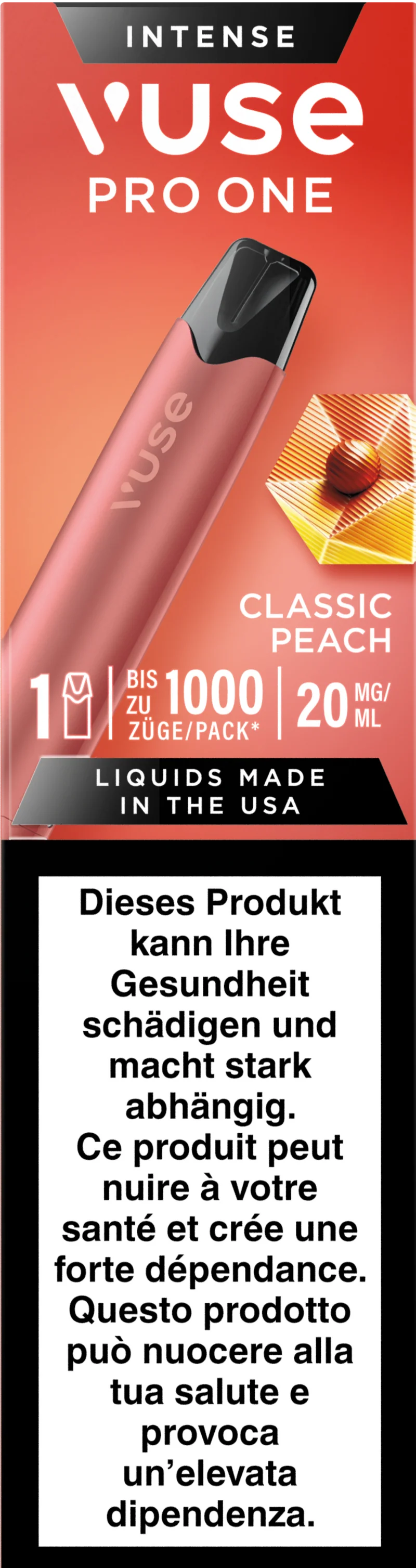 Vuse Pro One Pen Classic Peach 20mg