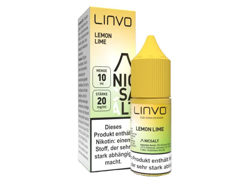Linvo Lemon Lime Nikotinsalz Liquid – 10ml E-Zigarette Liquid