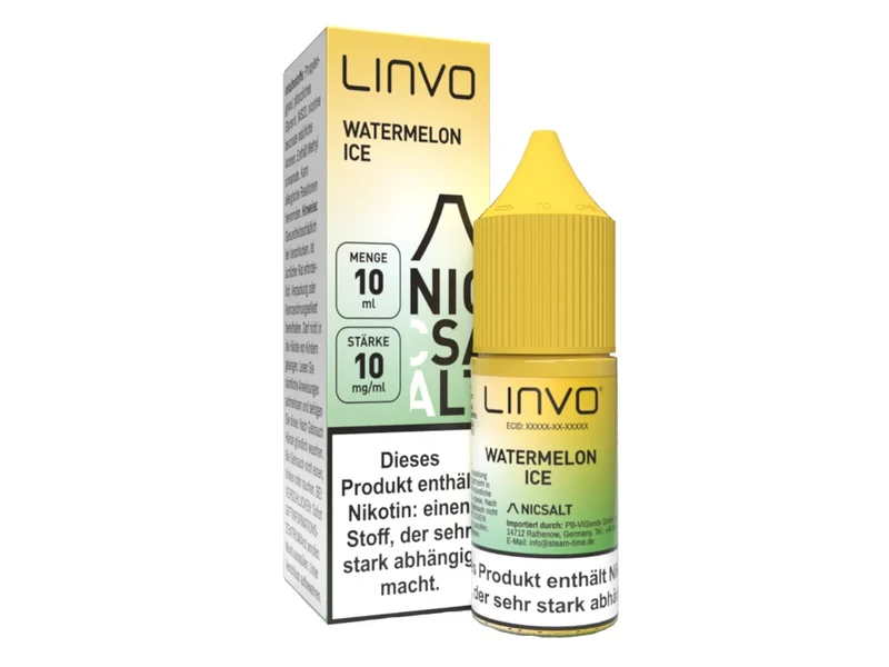 Linvo Watermelon Ice Nikotinsalz Liquid – 20 mg/ml Nikotin – 10 ml