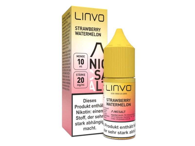 Linvo Strawberry Watermelon Nikotinsalz Liquid - 20mg/ml - 10ml