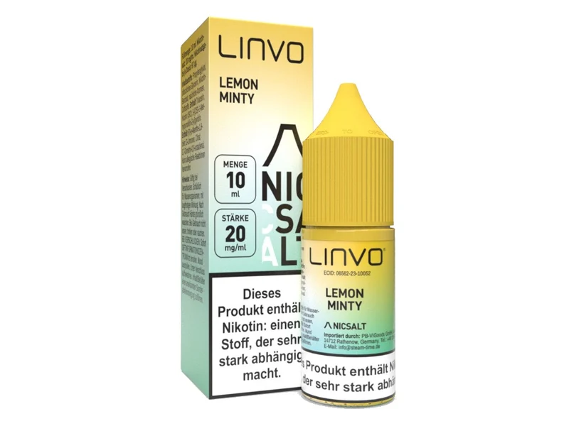 Linvo Lemon Minty Nikotinsalz Liquid - Zitrone & Minze - 20mg/ml 10ml