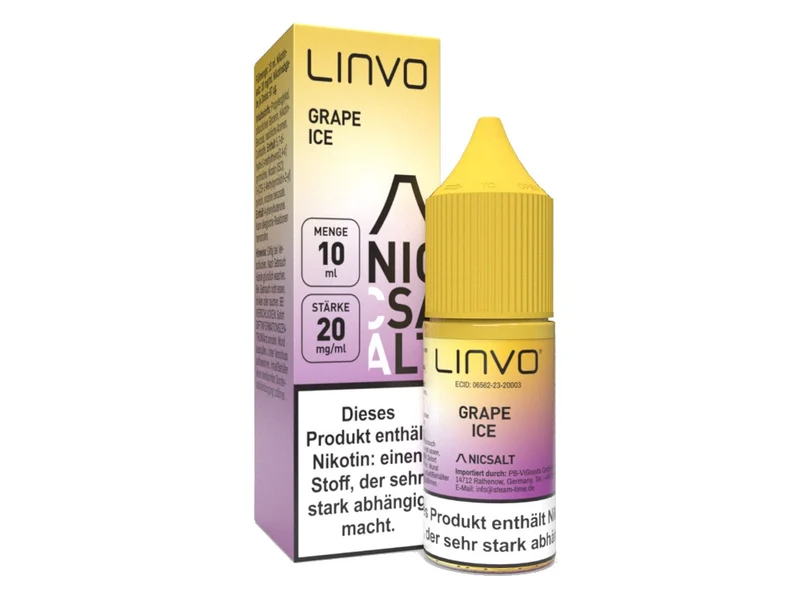 Linvo Grape Ice Nikotinsalz Liquid – Fruchtige Traube & Frische 20mg