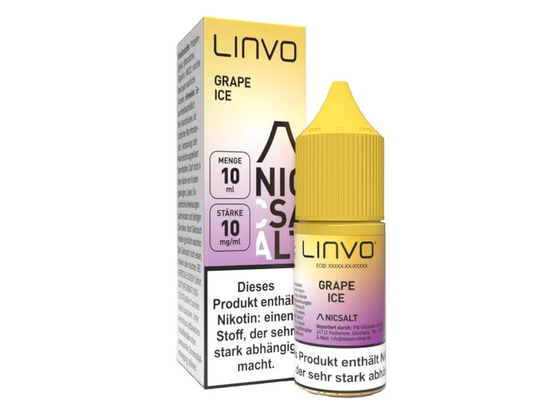 Linvo Grape Ice Nikotinsalz Liquid – Fruchtige Traube & Frische 20mg