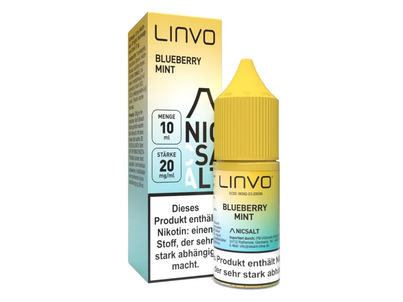 Linvo - Nikotinsalz Liquid - Blueberry Mint