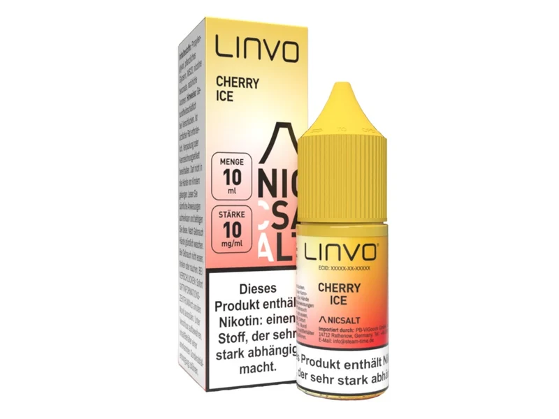 Linvo Cherry Ice Nikotinsalz Liquid - Fruchtige Kirsche & Frische - 20mg